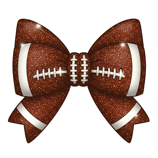 Football Bow Youth Graphic Tee
