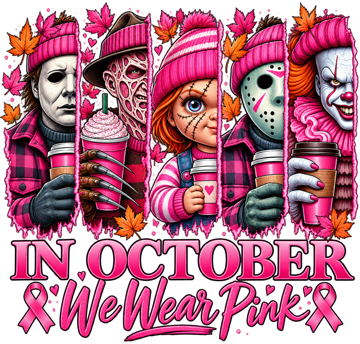 In October We Wear Pink – Spooky Season Hoodie