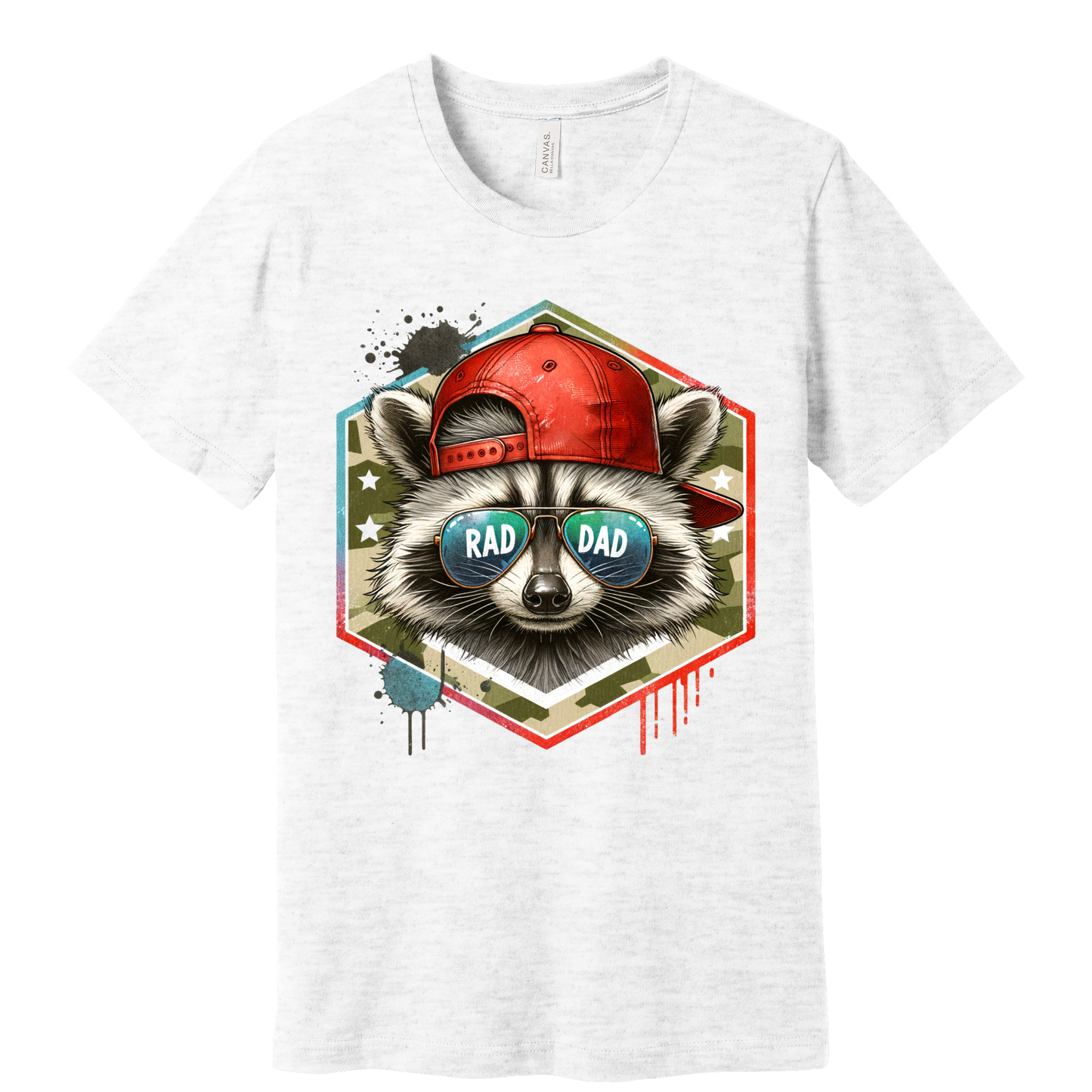 Rad Dad Raccoon Graphic Tee