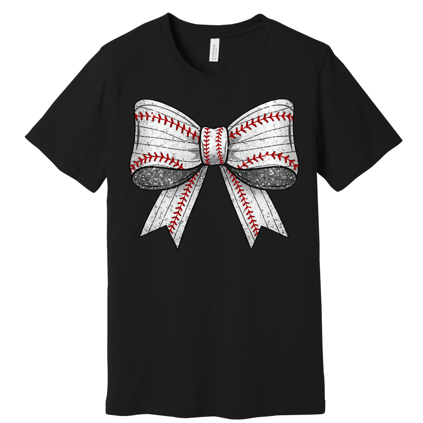 Baseball Bow Graphic Tee
