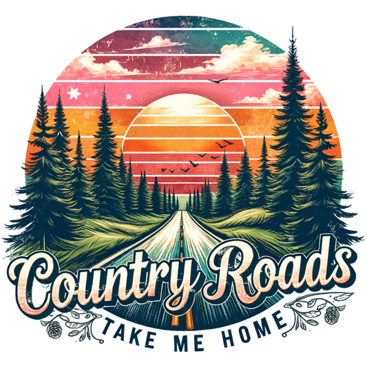 Country Roads Take Me Home Graphic Tee