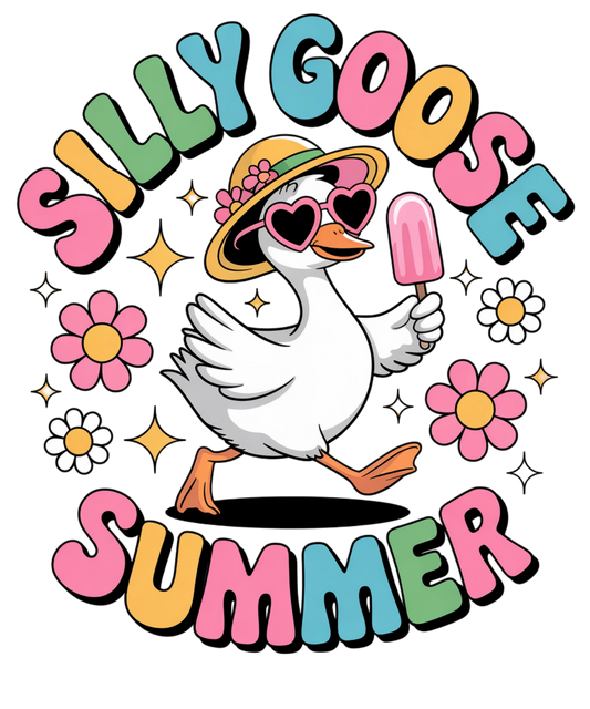 “Silly Goose Summer” Youth Graphic Tee