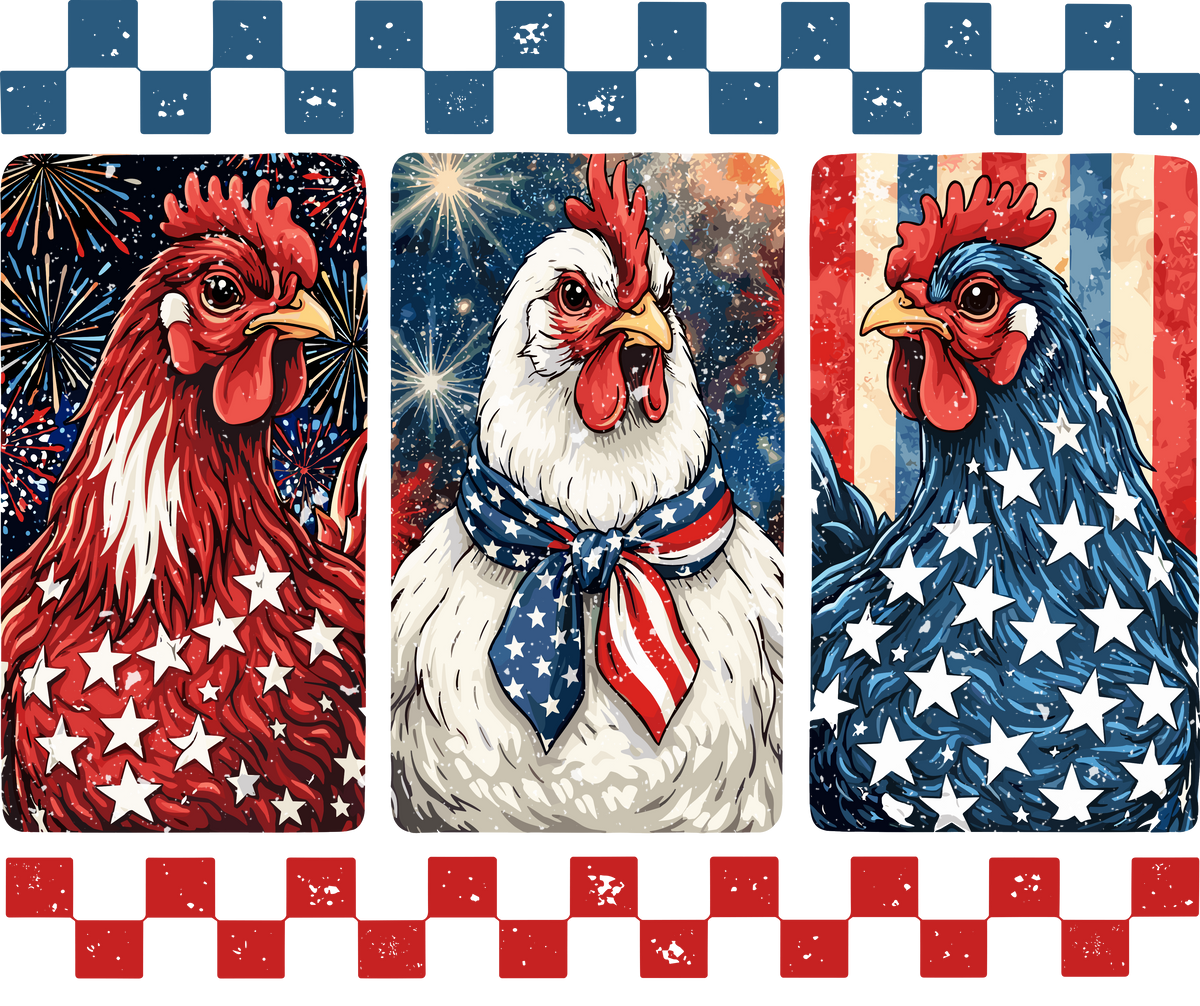 Patriotic Chicken Graphic Tee