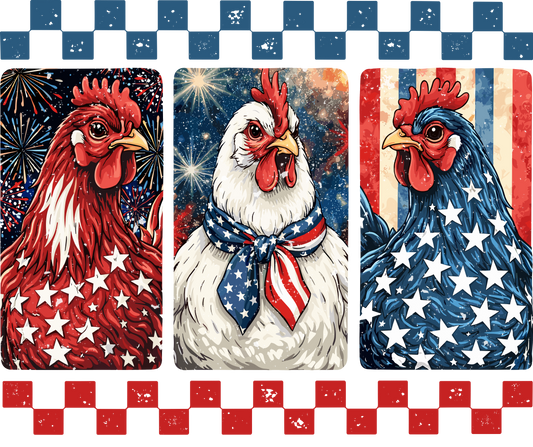 Patriotic Chicken Graphic Tee