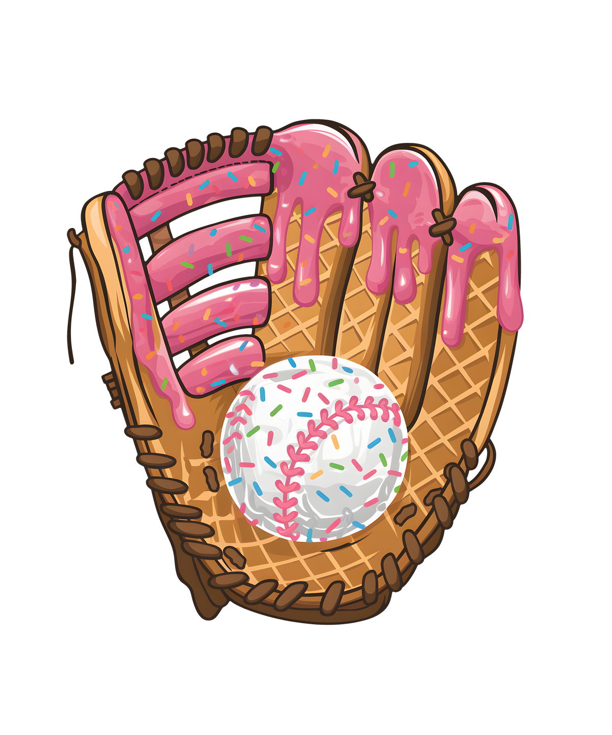 Sweet Baseball Glove Youth Graphic Tee