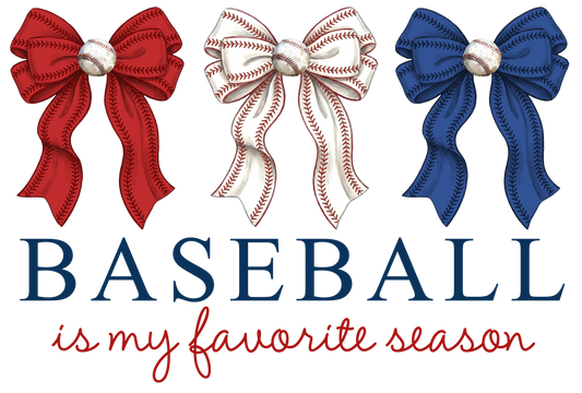 Baseball Is My Favorite Season Graphic Tee