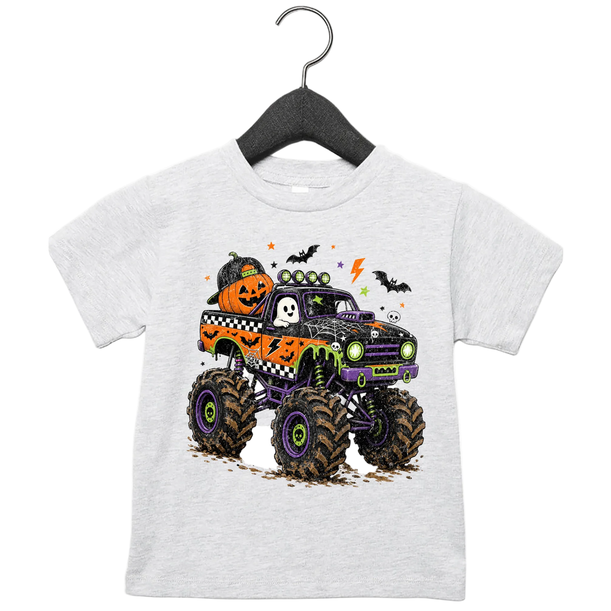 Halloween Monster Truck Youth Tee