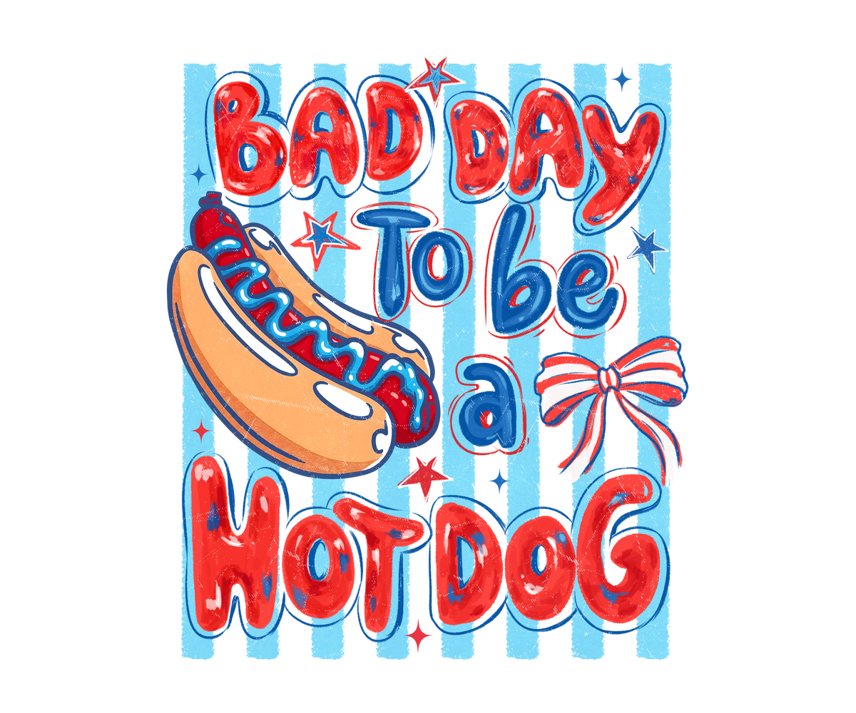 Bad Day to Be a Hotdog Graphic Tee