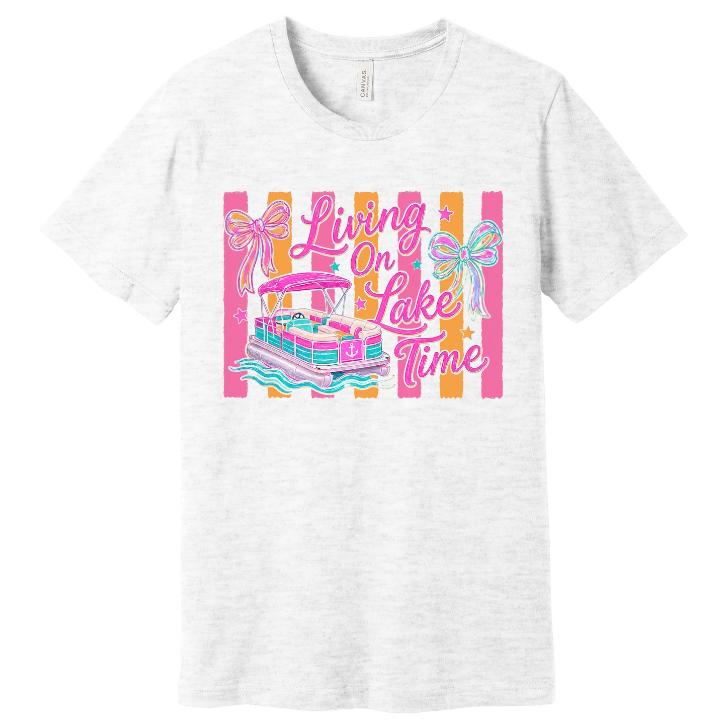 Living On Lake Time Graphic Tee