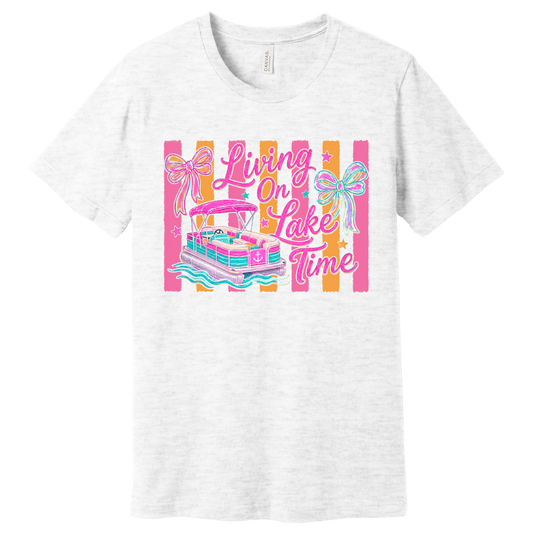 Living On Lake Time Graphic Tee
