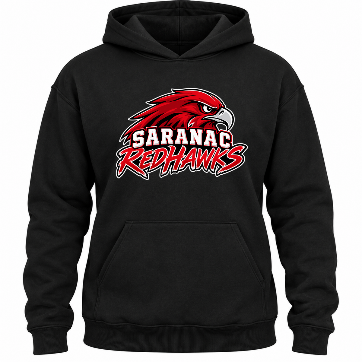 Saranac Redhawks  Hoodie