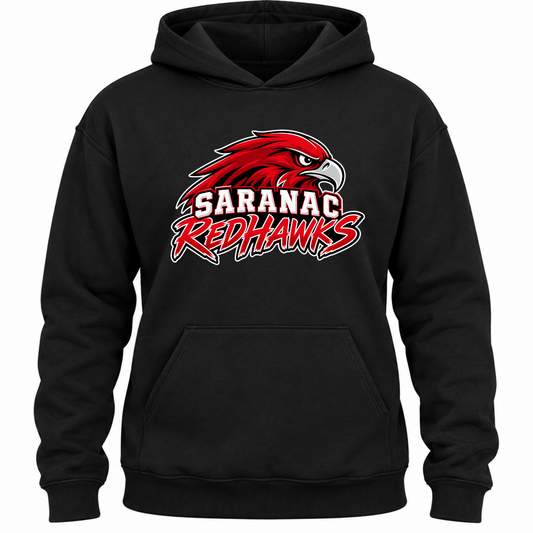 Saranac Redhawks  Hoodie