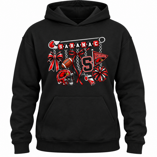 Saranac Redhawks Team Spirit Hoodie