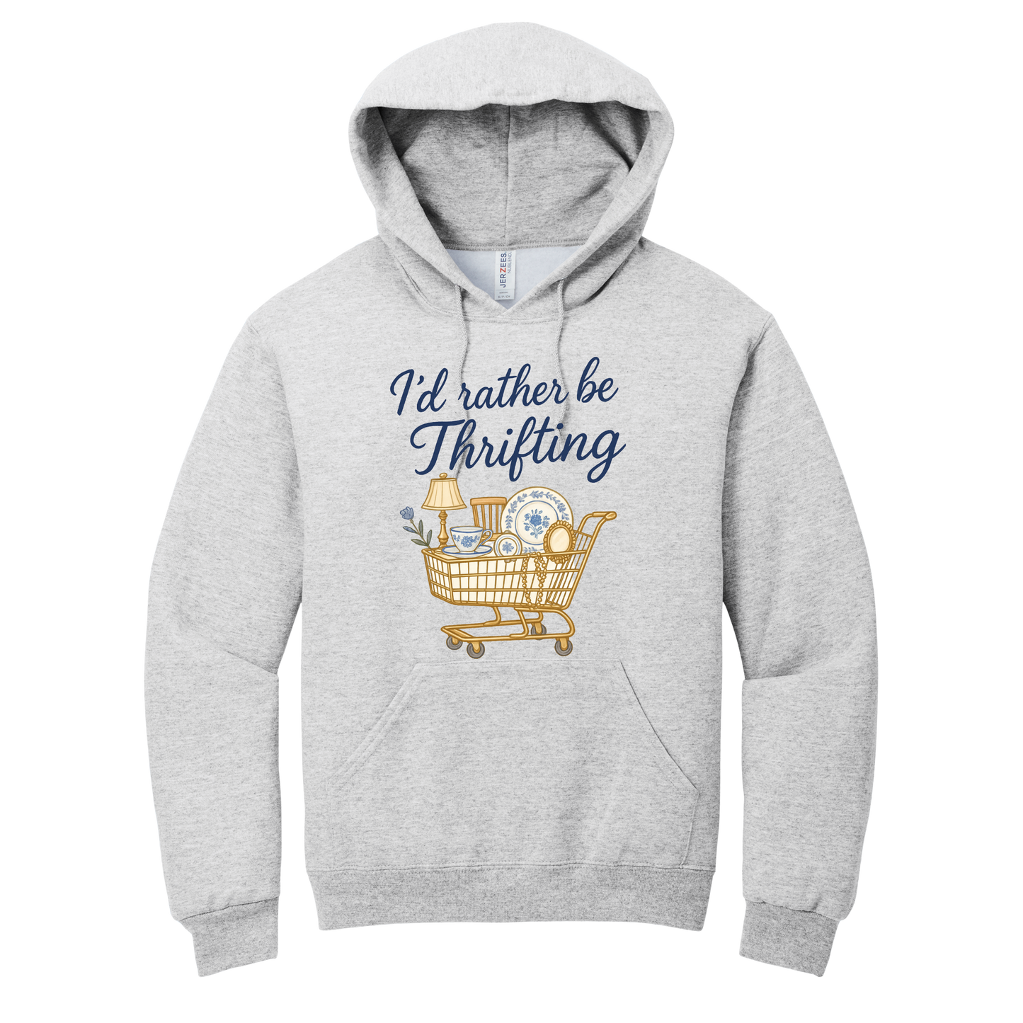 I’d Rather Be Thrifting Graphic Hoodie