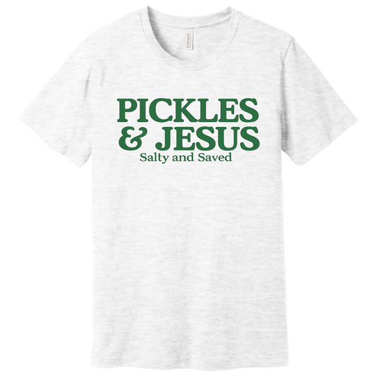 Pickles & Jesus “Salty and Saved” Graphic Tee