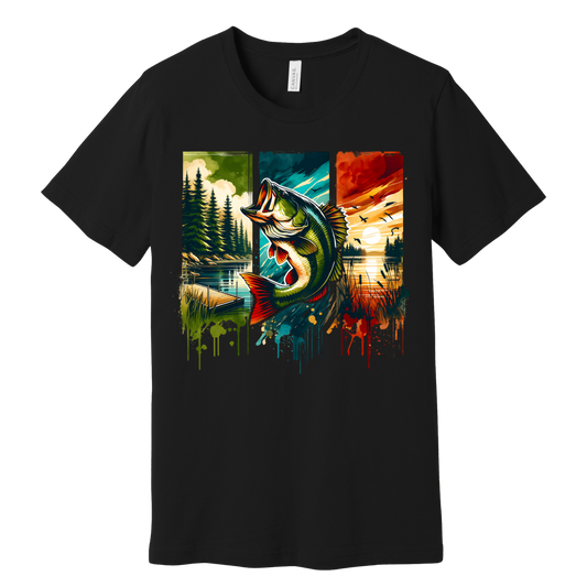 Bass Fishing Graphic Tee