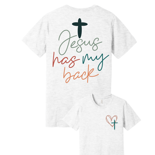 Jesus Has My Back Graphic Tee