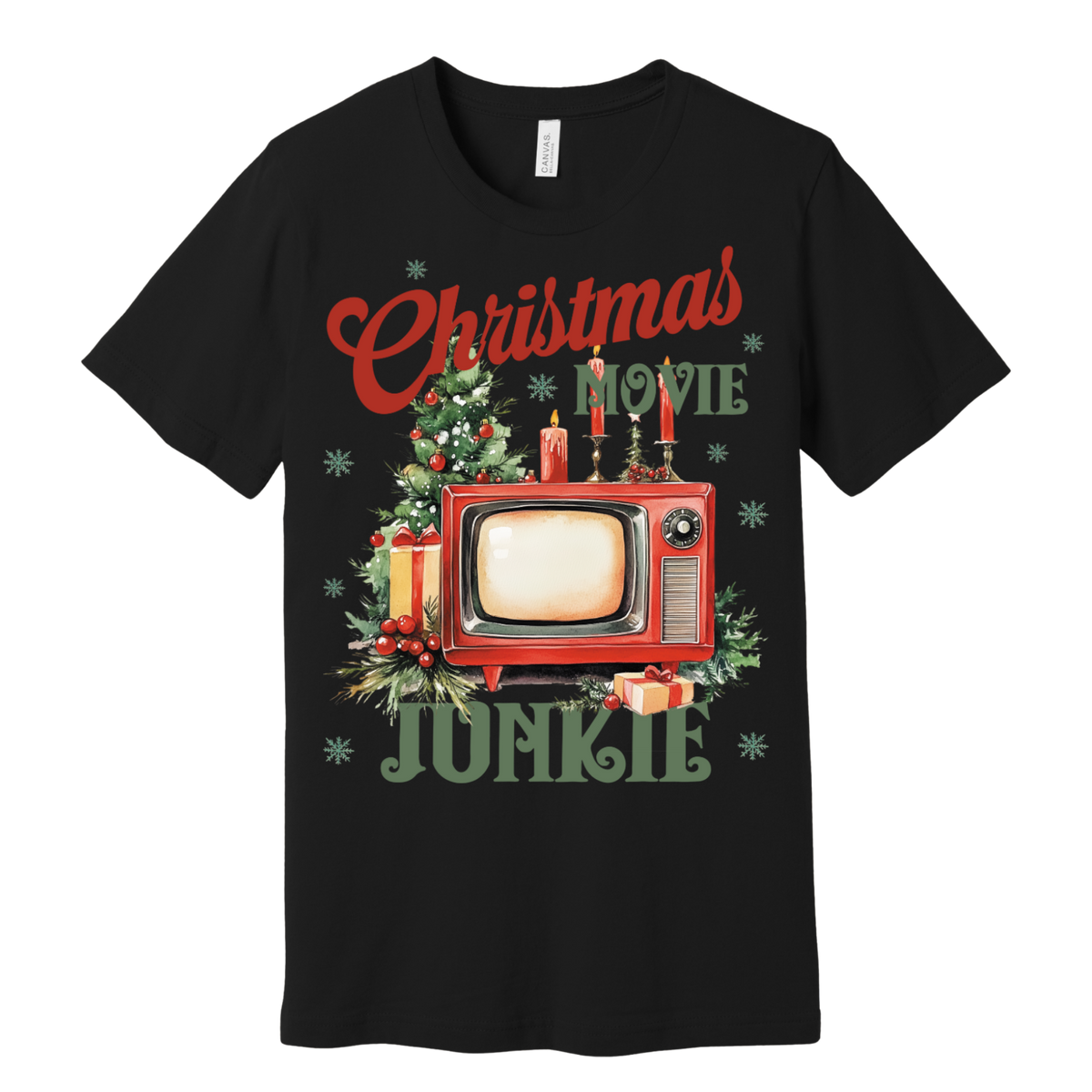 Christmas Movie Junkie Graphic Tee