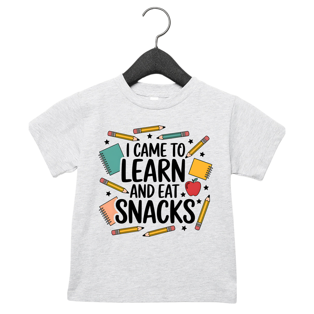 I Came to Learn and Eat Snacks Youth Tee