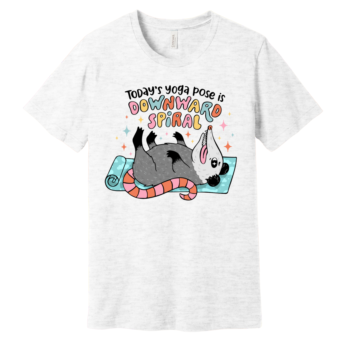 Downward Spiral Yoga Graphic Tee