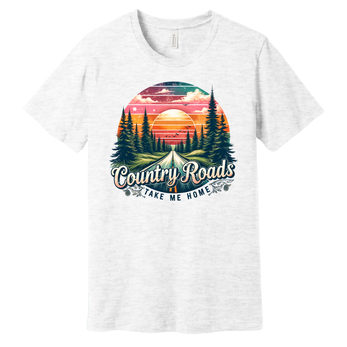 Country Roads Take Me Home Graphic Tee
