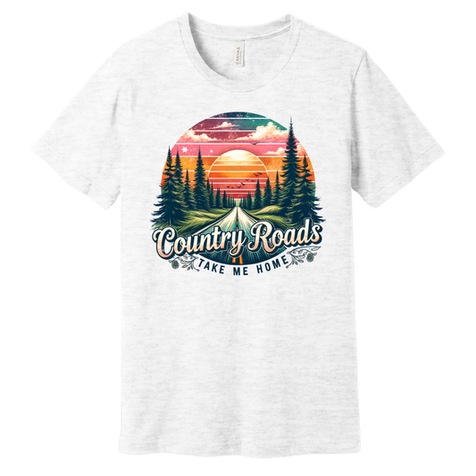 Country Roads Take Me Home Graphic Tee