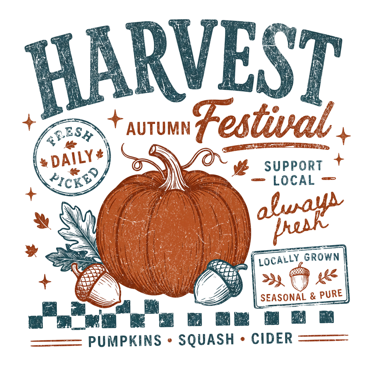 Harvest Autumn Festival Crewneck Sweatshirt