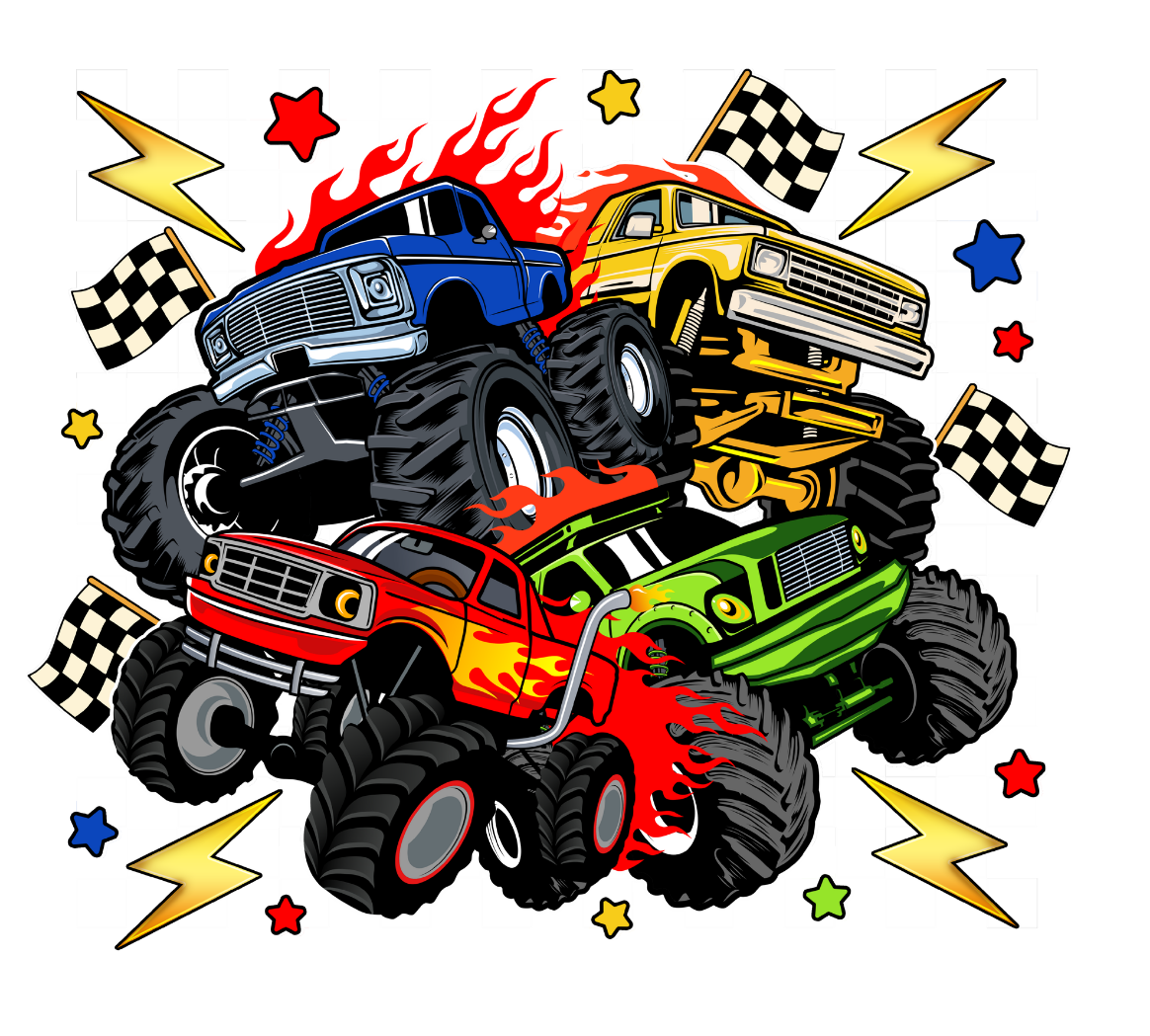 Monster Truck Youth Graphic Tee