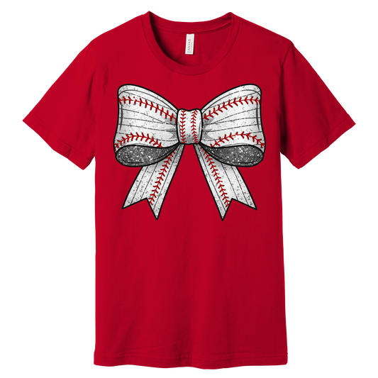 Baseball Bow Graphic Tee