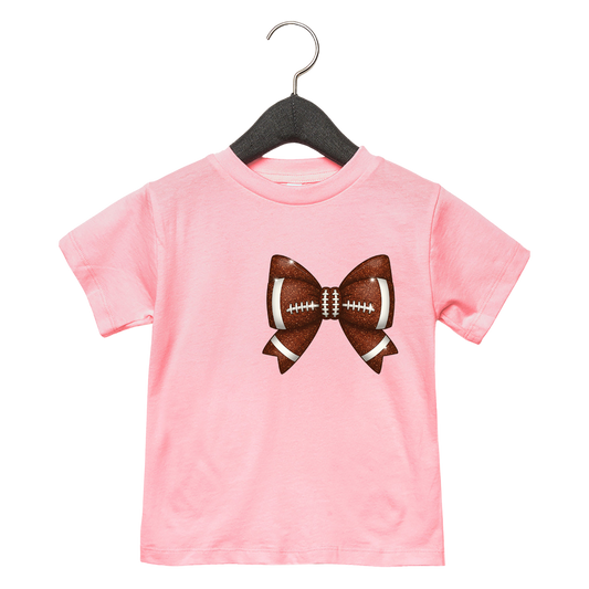 Football Bow Youth Graphic Tee