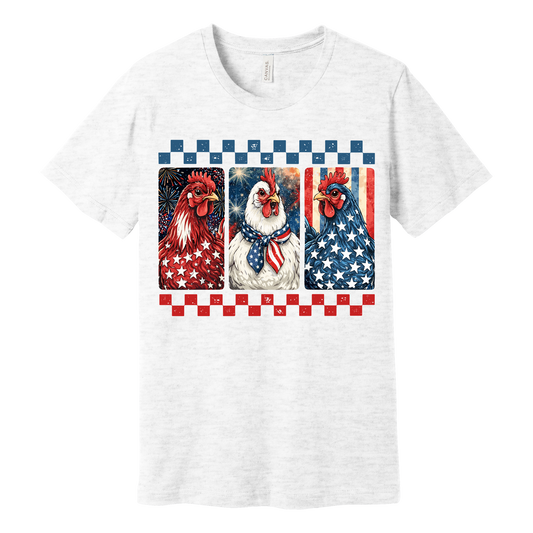 Patriotic Chicken Graphic Tee