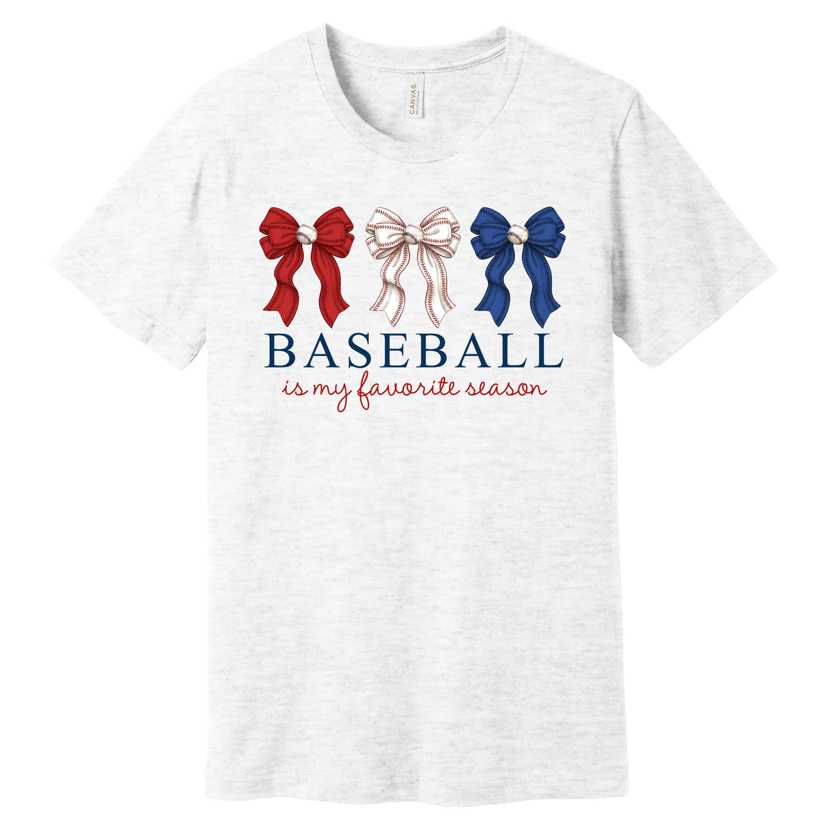 Baseball Is My Favorite Season Graphic Tee