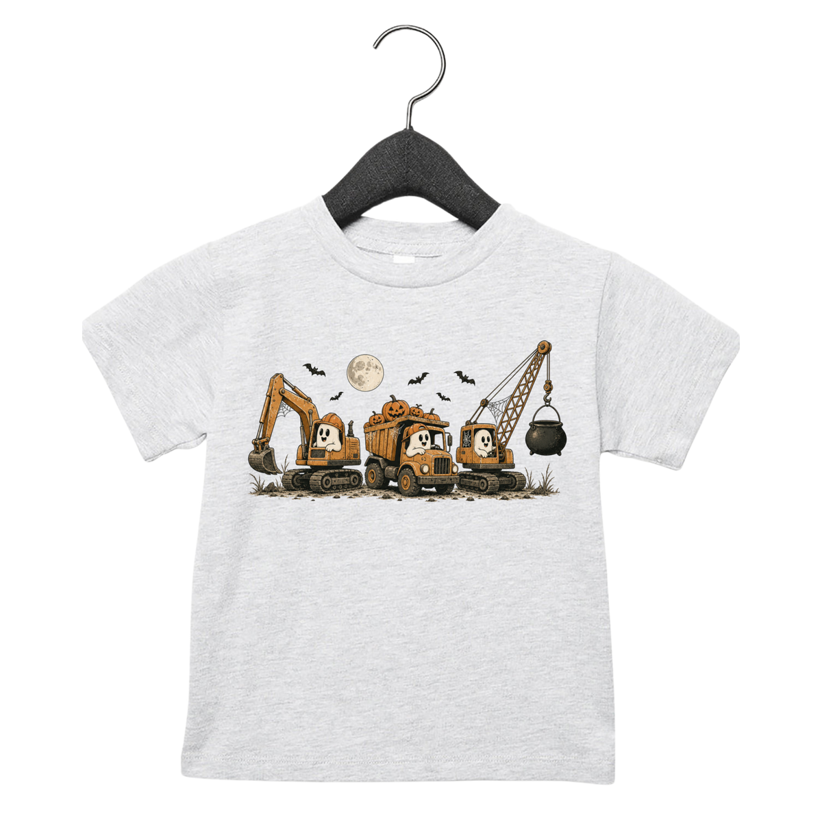 Spooky Construction Crew Youth Tee