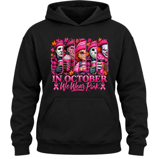 In October We Wear Pink – Spooky Season Hoodie