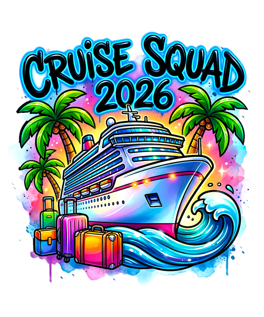 Cruise Squad 2026 Graphic Tee
