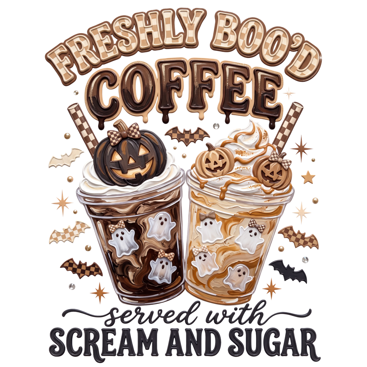 Freshly Boo’d Coffee Crewneck Sweatshirt