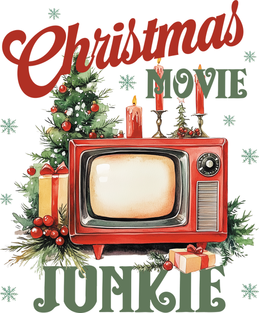 Christmas Movie Junkie Graphic Tee