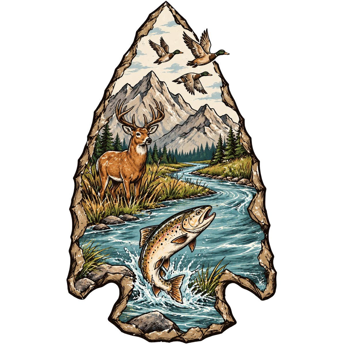Arrowhead Wildlife Graphic Hoodie