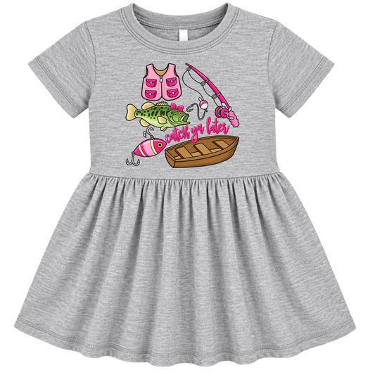 "Catch Ya Later" Girls Dress
