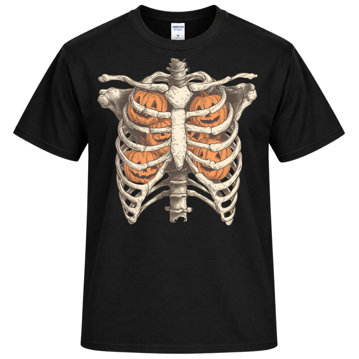 Pumpkin Ribcage Graphic Tee