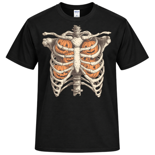 Pumpkin Ribcage Graphic Tee