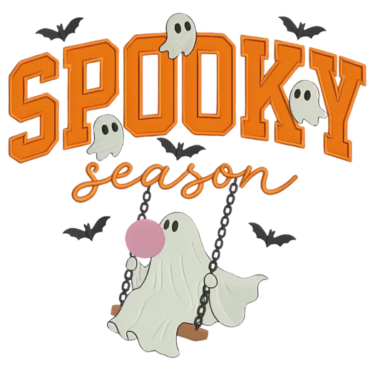 Spooky Season Ghost Bubblegum Hoodie