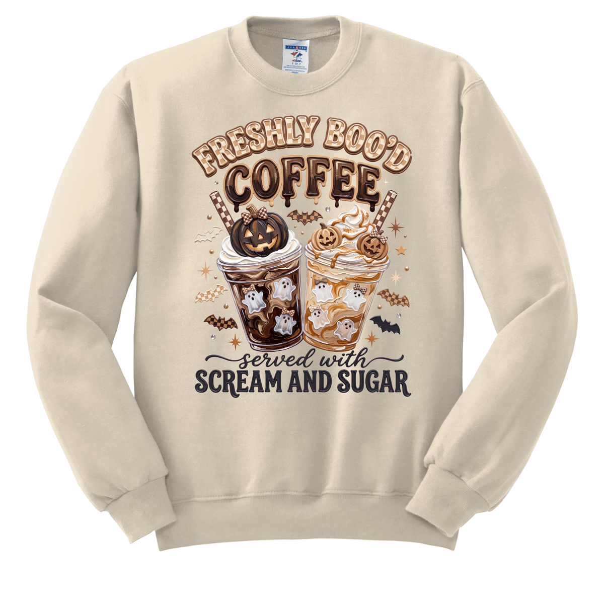 Freshly Boo’d Coffee Crewneck Sweatshirt